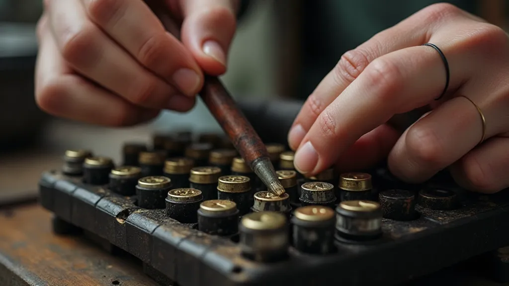 Restoring a Remington's type bar