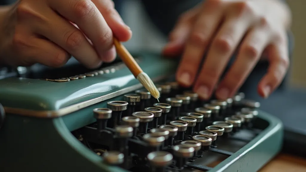 Restoring a typewriter's carriage