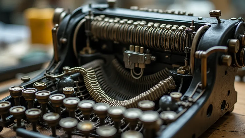 Royal typewriter escapement mechanism