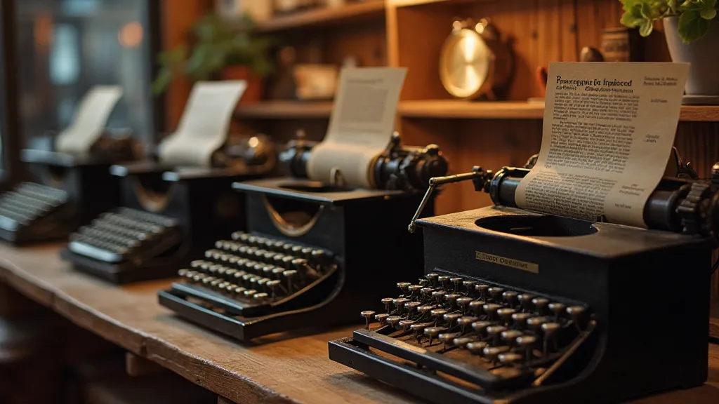 Antique Typewriter Collection