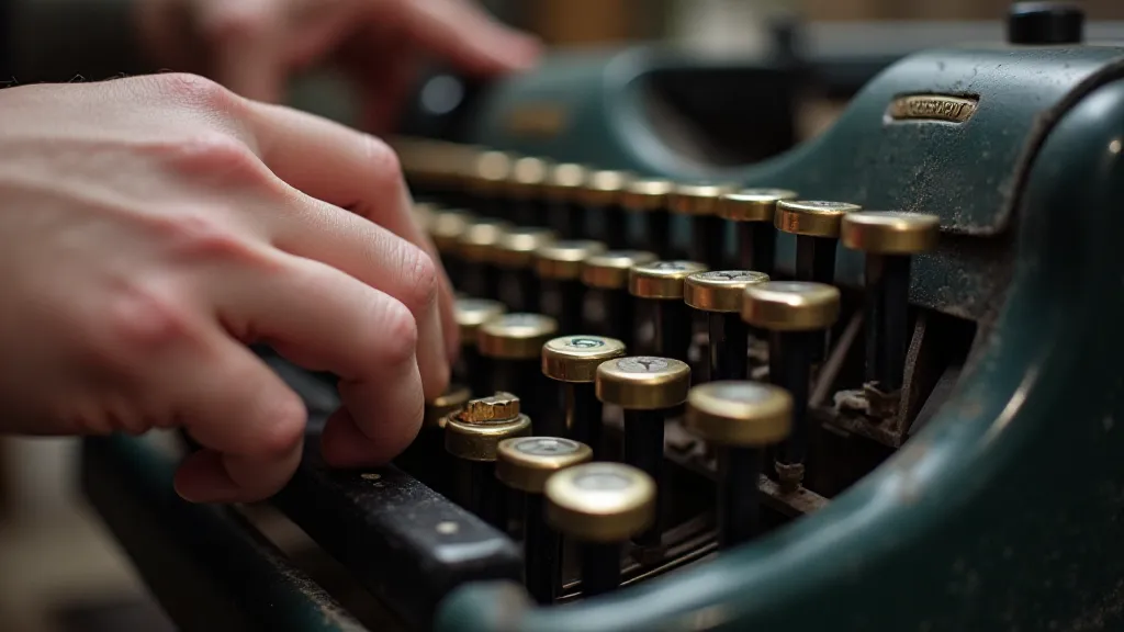 Restoring a typewriter